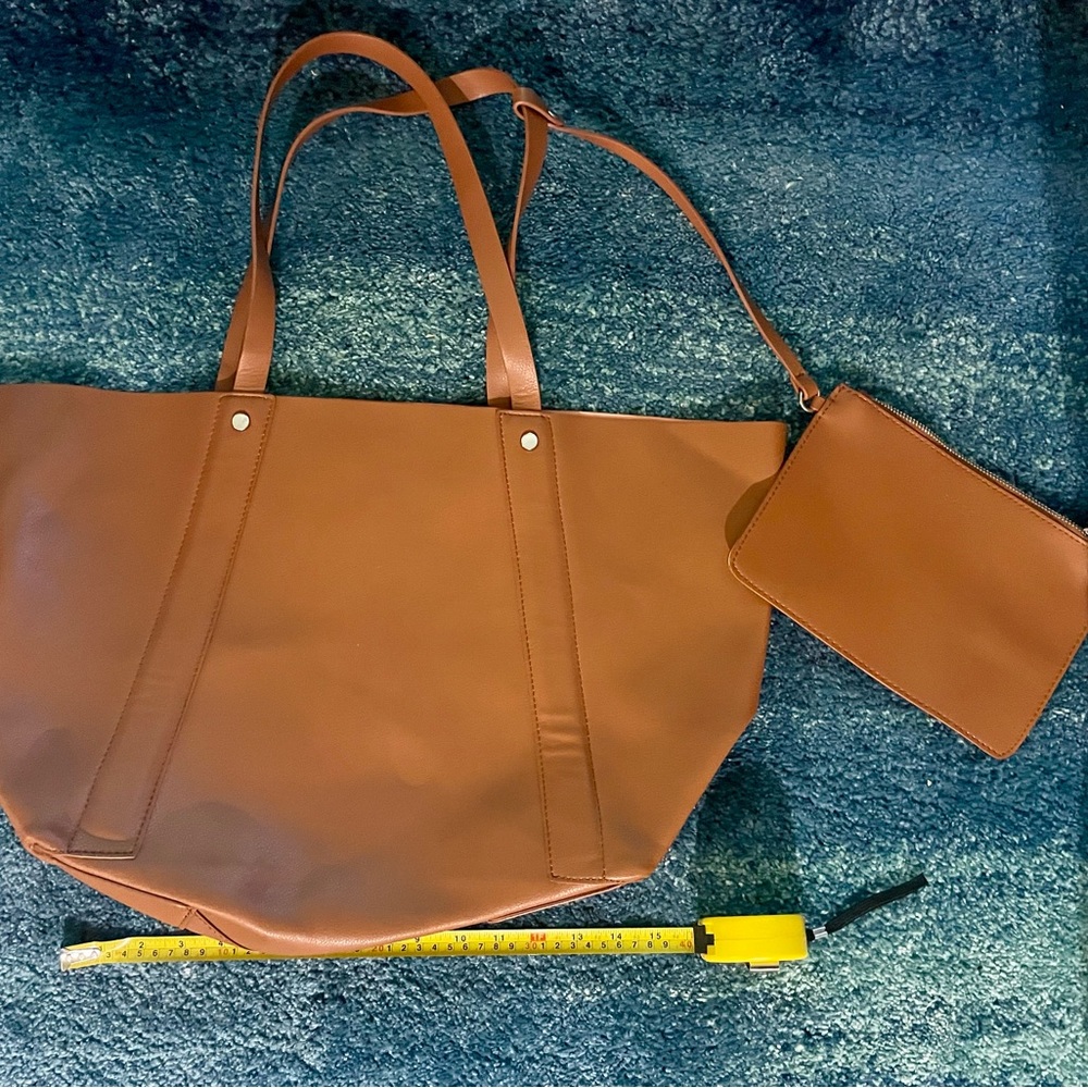 ZARA large brown tote bag!